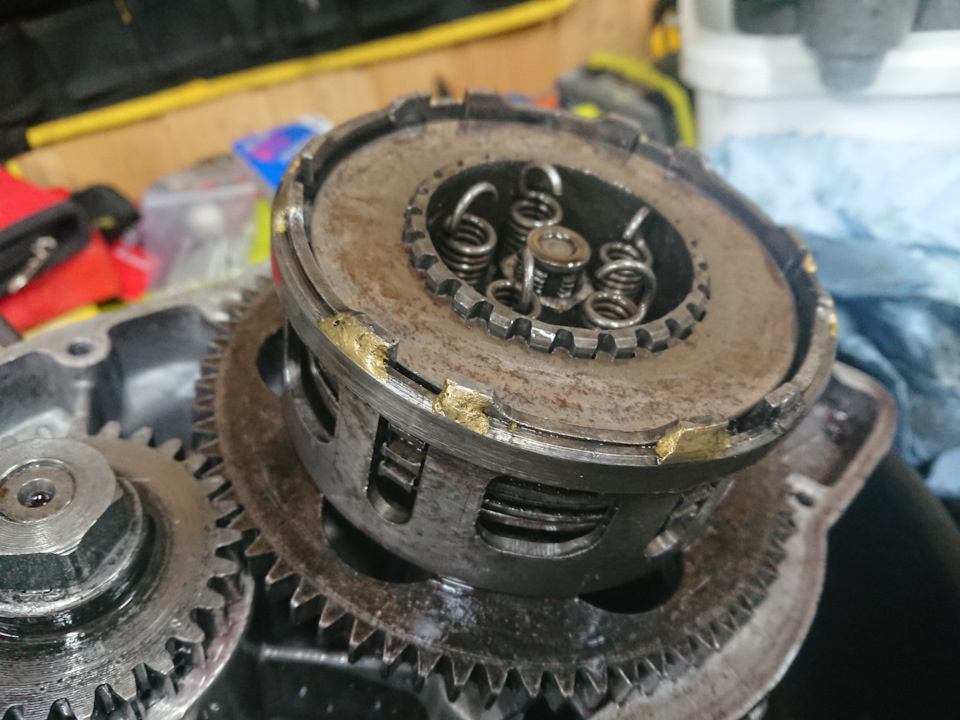 Шестерёнчатое сцепление на Минске