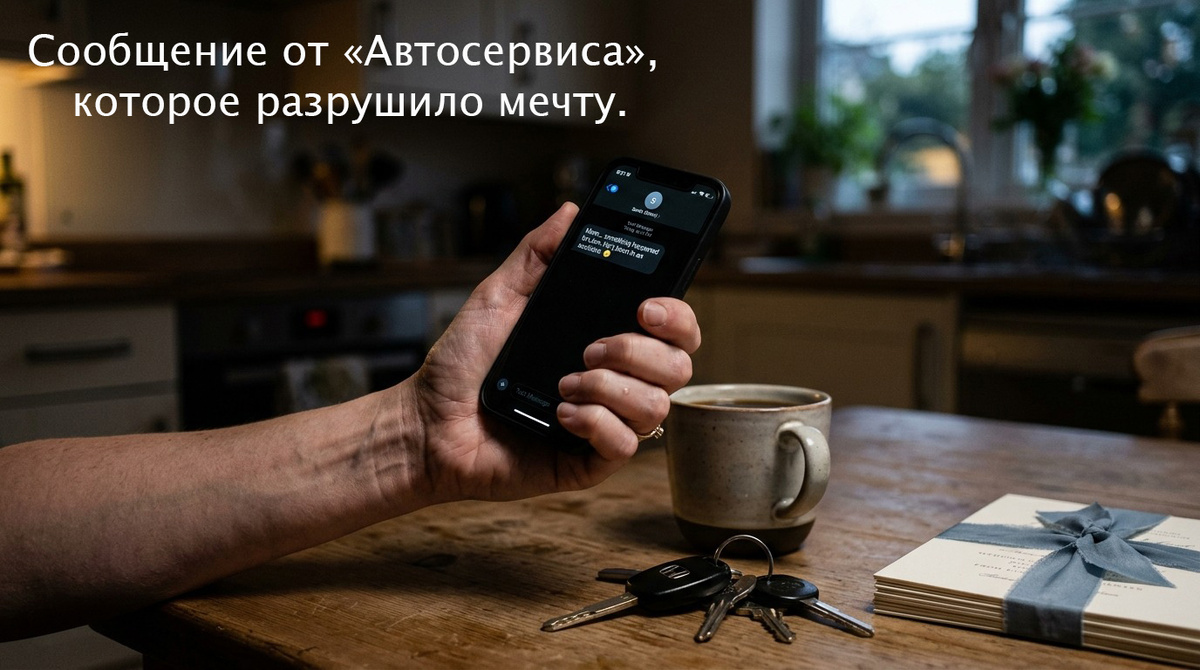 Сообщение от «Автосервиса», которое разбило мечту