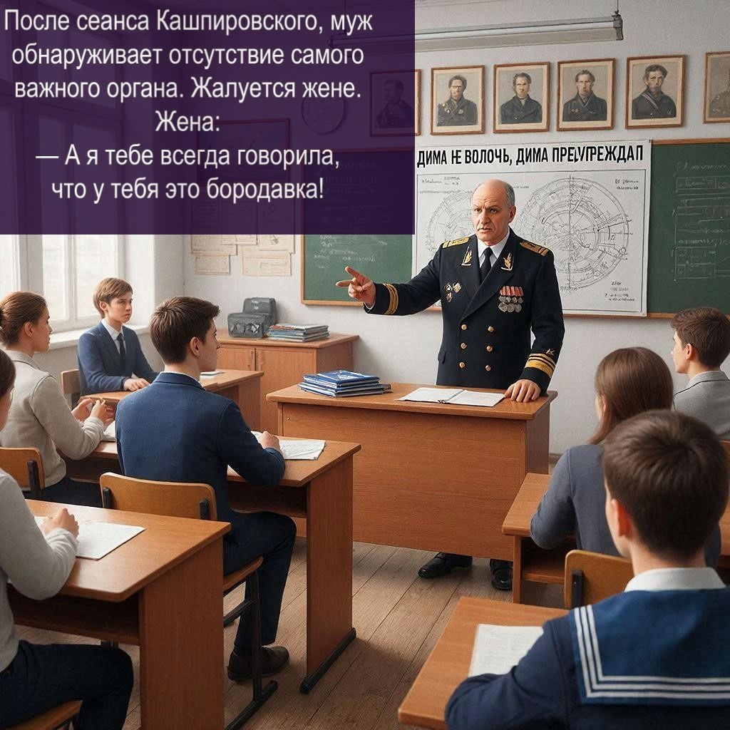 Этот рисунок из личного архива, созданный при помощи искусственного интеллекта и доработанный редактором. В рисунок вставлен анекдот, чтобы разрядить обстановку и сделать рассказ более весёлым.