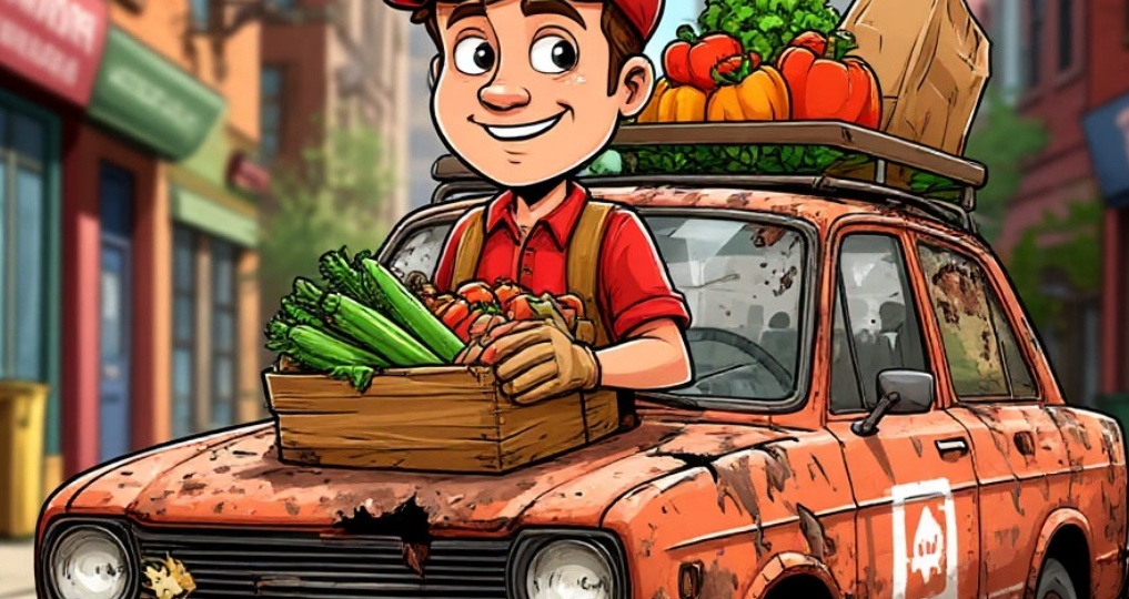 Открывают дверь в пижаме? А вы видели, в чём приезжают курьеры и на чём везут ваши продукты?