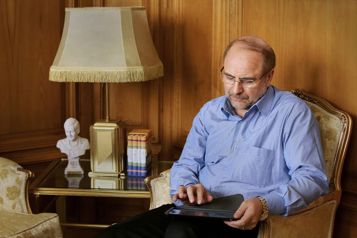     Спикер парламента Ирана Мохаммад Багер Галибаф   
(cc) Khamenei.ir