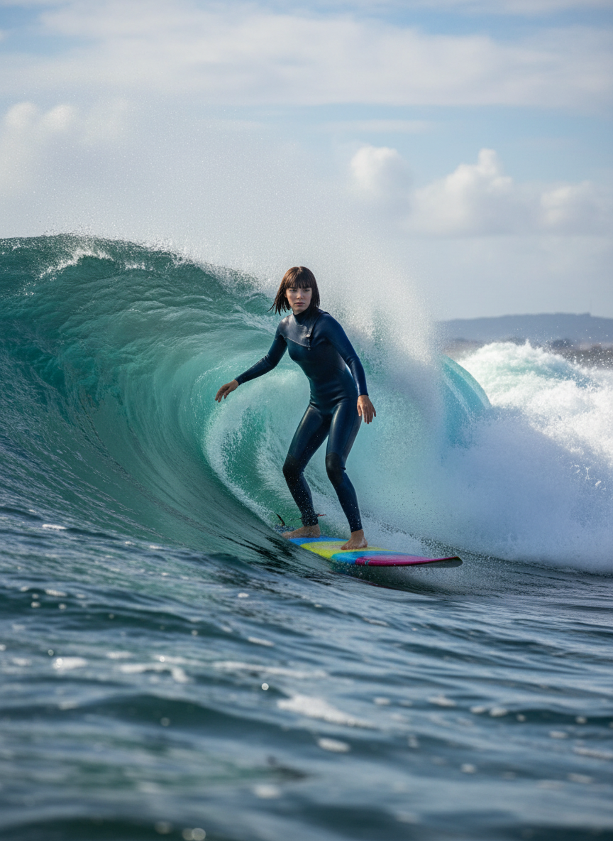 Айка на волне