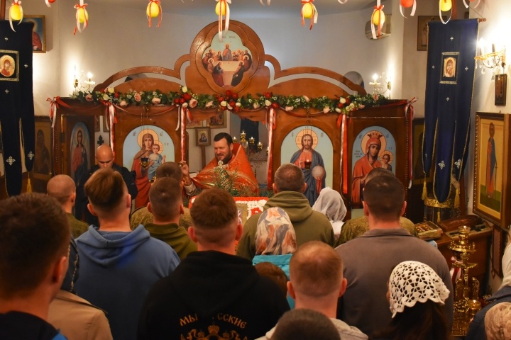    Традиционный православный праздник удалось отметить и вдали от дома. Источник: пресс-служба Центрального военного округа