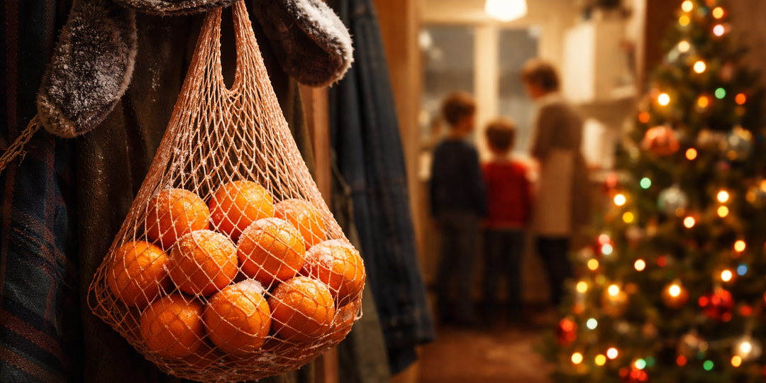 Авоська с мандаринами