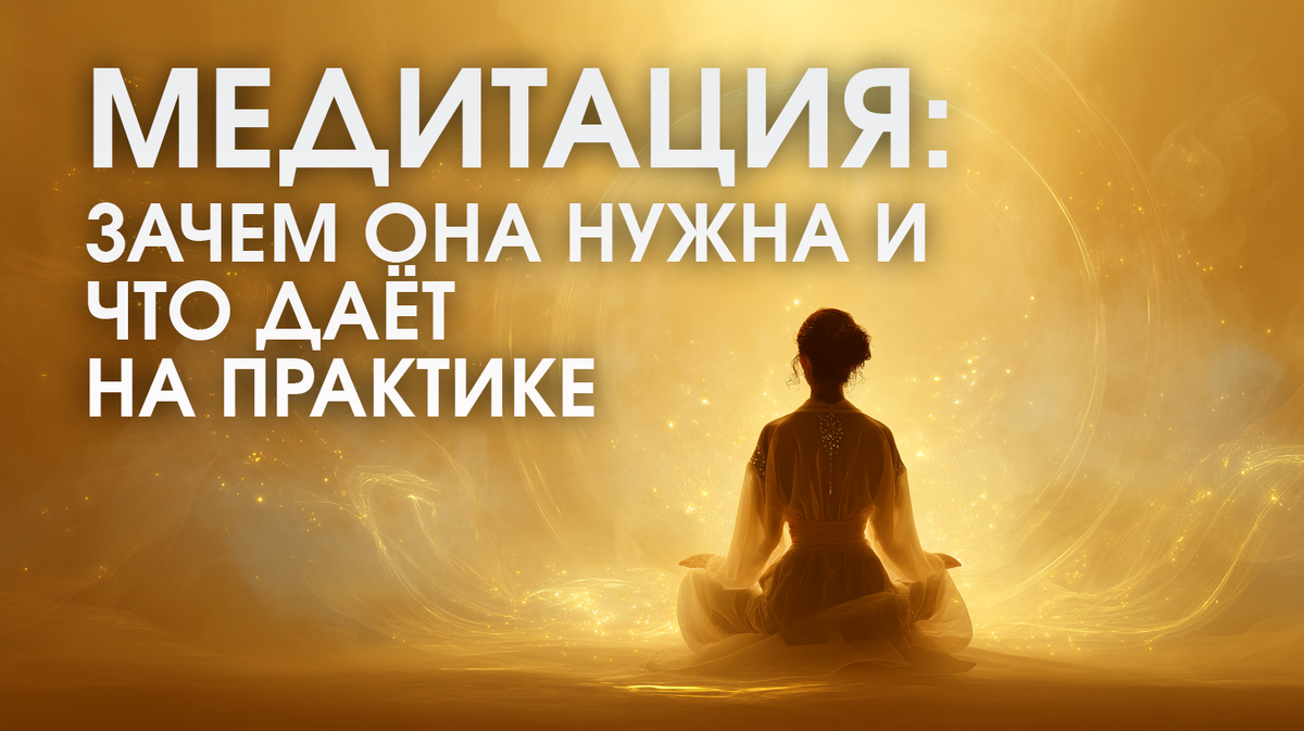Зачем нужна медитация