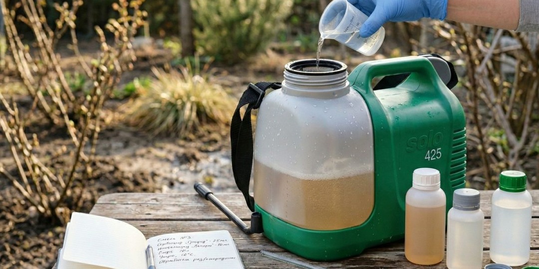 Как готовить и применять баковую смесь в саду — надёжная инструкция