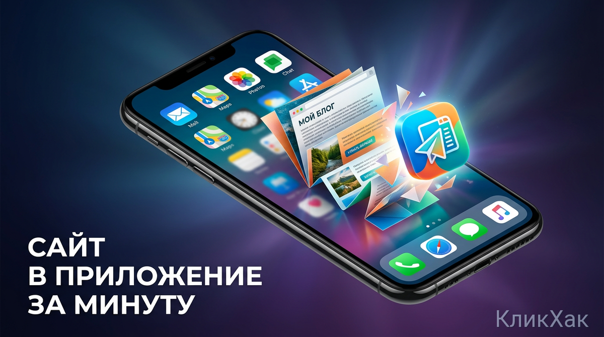 Ваш сайт на рабочем столе как отдельное приложение