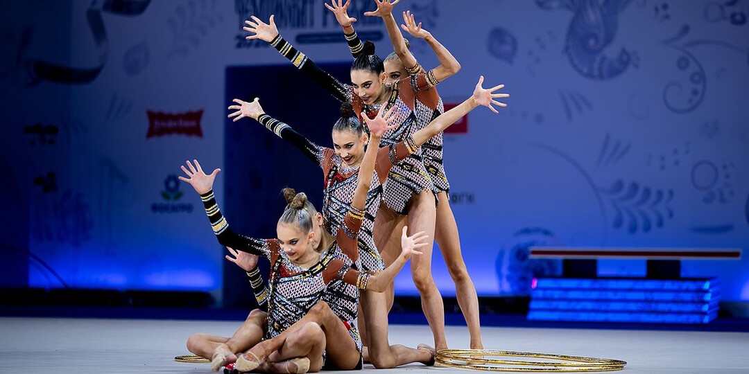 Бывшие юниорки из академии Кабаевой взяли медали на Кубке мира. Борисова ограничилась серебром с обручем