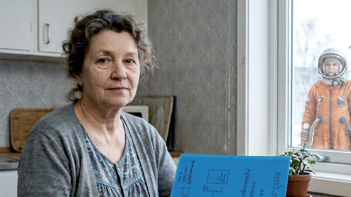 Я достала с антресолей синюю папку с чертежами. Семья думала, что я шучу, а я строила спутники