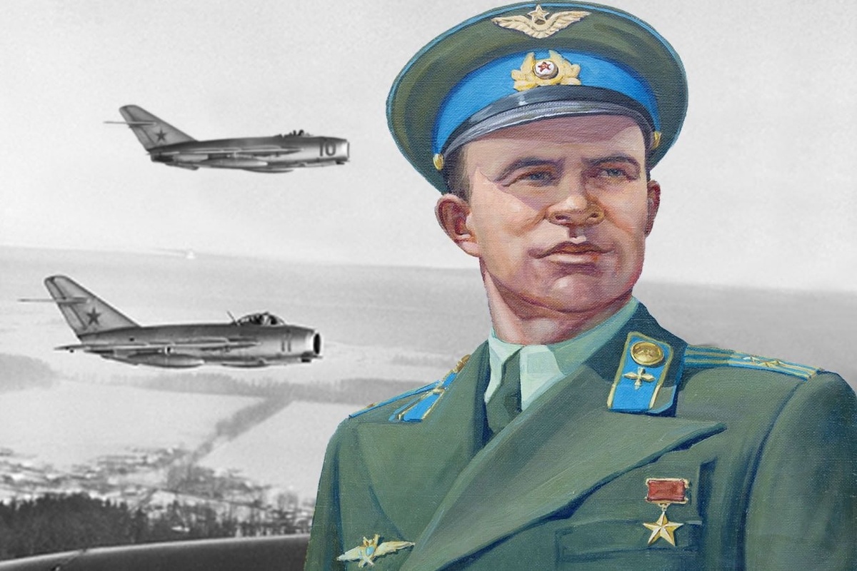 Советский лётчик Евгений Пепеляев