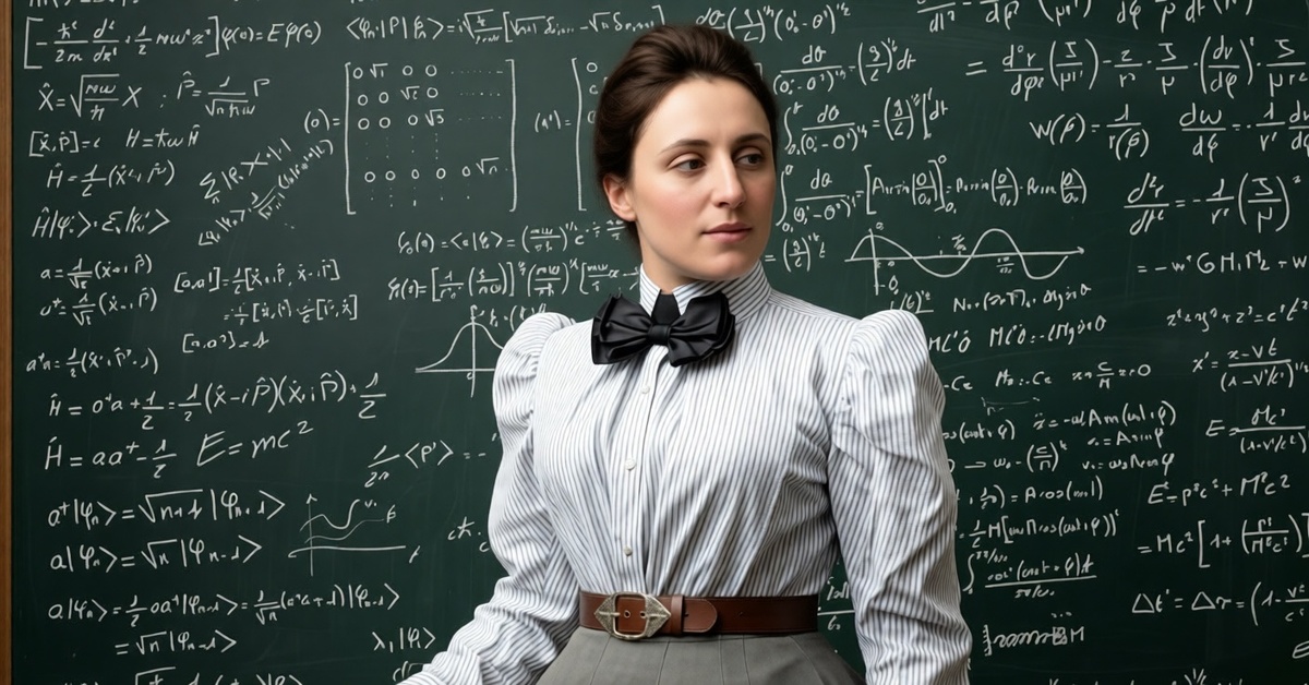 Эмми Нётер (1882–1935) — немецкий математик, внёсшая значительный вклад в абстрактную алгебру и теоретическую физику. Её именем названа фундаментальная теорема, связывающая симметрии системы с законами сохранения.