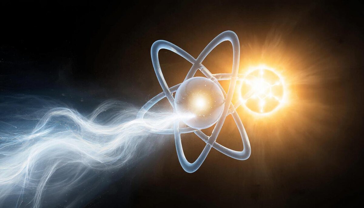 Масса – законсервированная энергия. В звёздах крошечная доля водорода превращается в свет, а в ускорителях чистое движение рождает частицы. E=mc? связывает две фазы одного инварианта.

