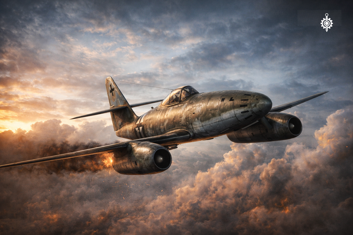 Первые реактивные истребители не выиграли войну. Но они закрыли эпоху пропеллера и открыли ту, в которой авиация существует до сих пор. 