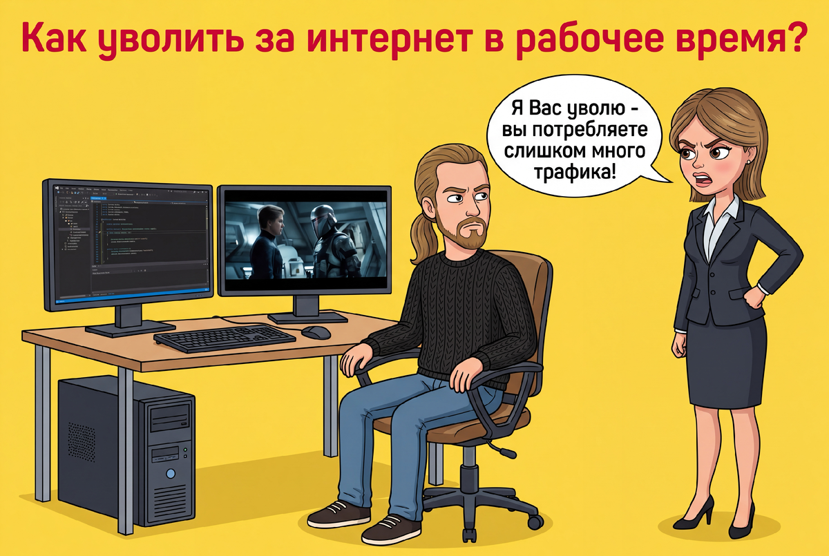 Пусть смотрит - если это на пользу делу? 
