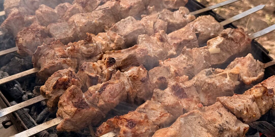 Вот такой у нас был праздничный стол