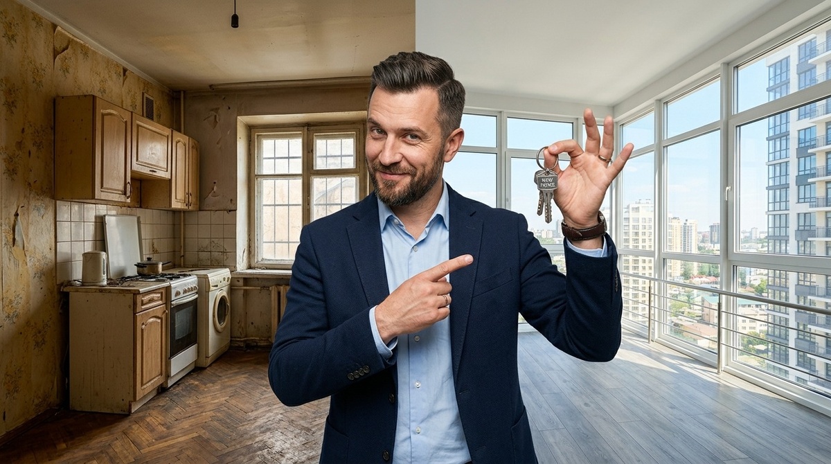 Риелтор может советовать вам вторичку, а сам покупать новостройку.