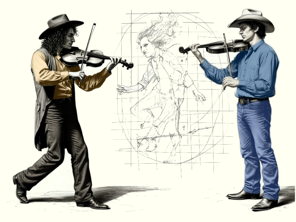 Паганини и учитель.