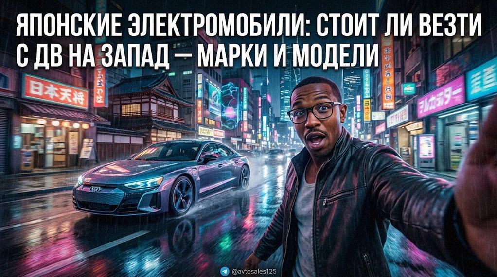    Популярные японские электромобили для доставки с ДВ в западную часть России. Авто Сейлс