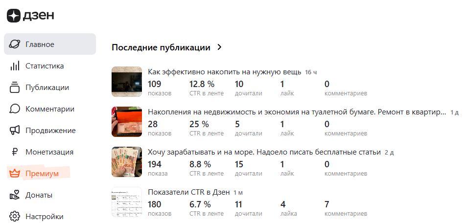 Заработок на блоге в Дзен