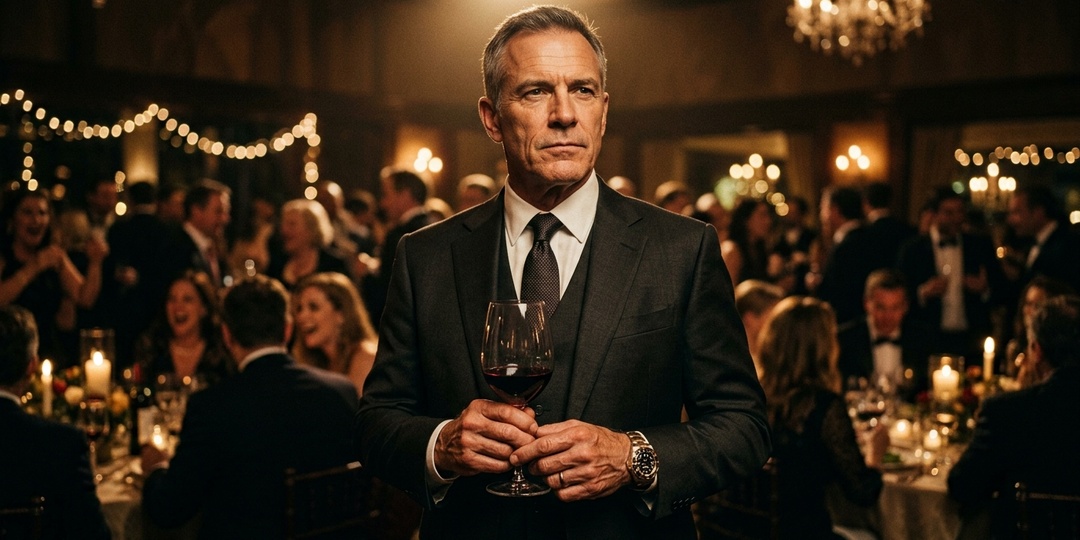 Он держал бокал так, будто всё хорошо. Руки при этом тряслись