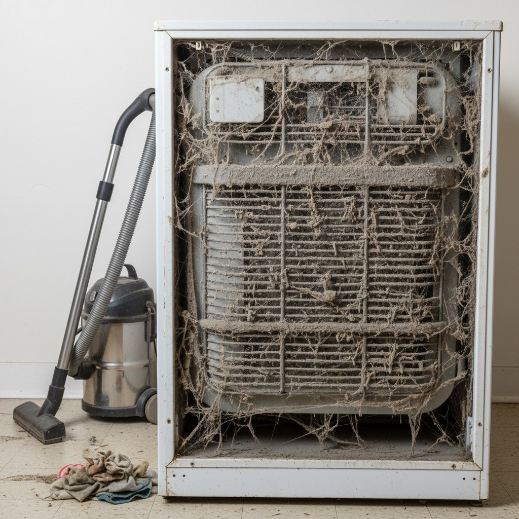 Вот так выглядела задняя стенка моего холодильника. Стыдно, но это правда.