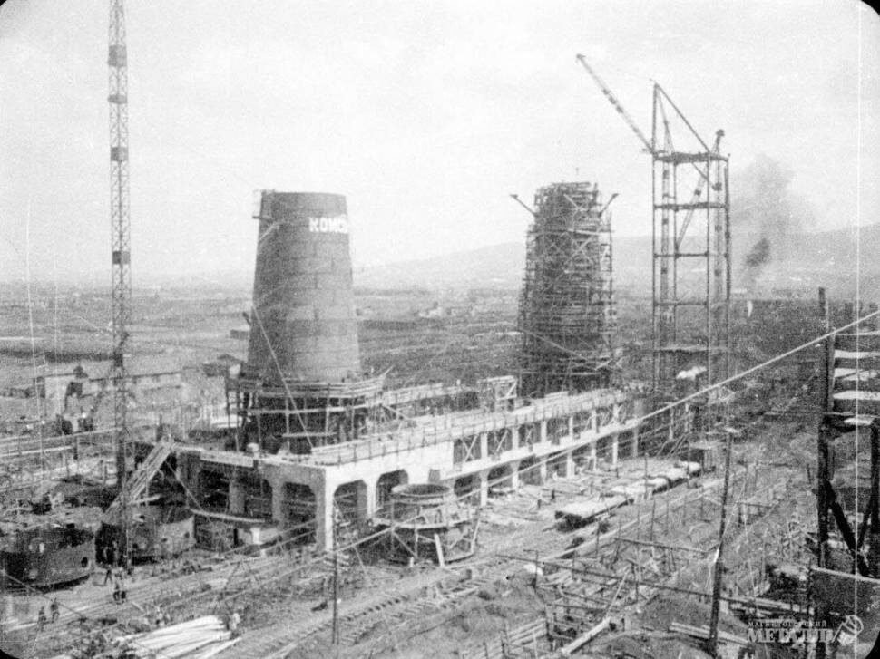 Магнитогорск строительство 1930 архивное фото