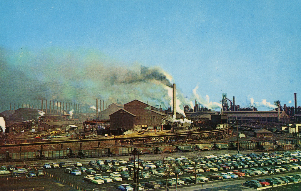 Завод U.S. Steel в Гэри, Индиана, прообраз Магнитки