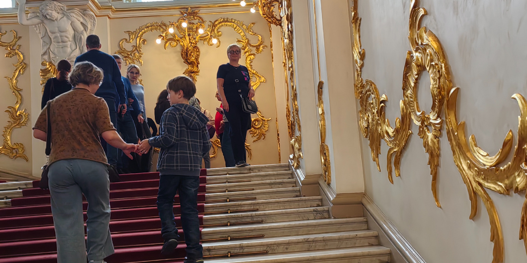 Впервые сходили в Эрмитаж