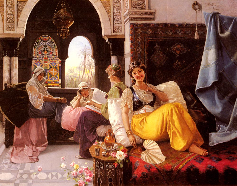 Сцена в гареме, 1915