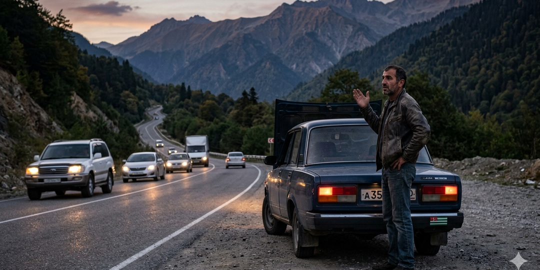 🚗 Почему на дорогах Абхазии «сломался» кавказский кодекс чести?