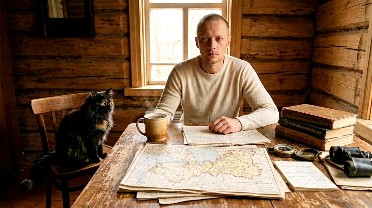 Фото автора и кошка Сима.