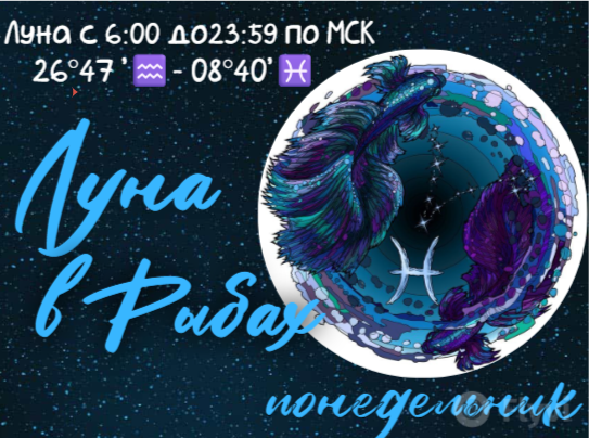 Луна вРыбах