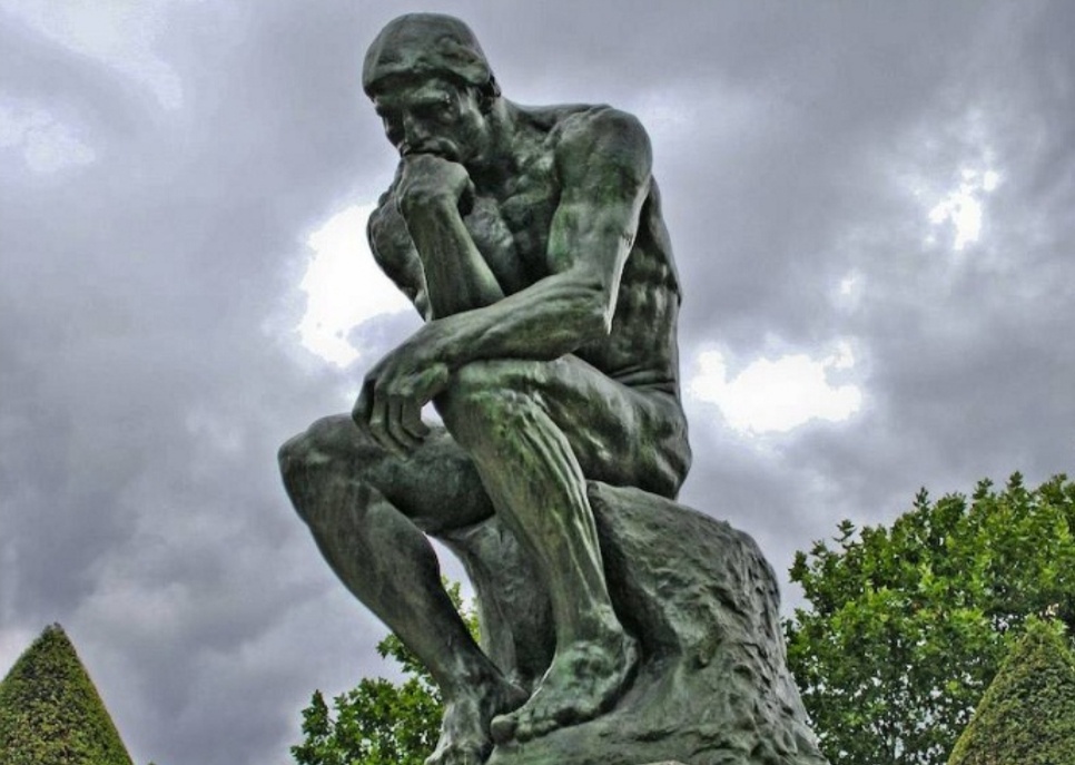 "Мыслитель" Родена. Фото из открытых источников. 