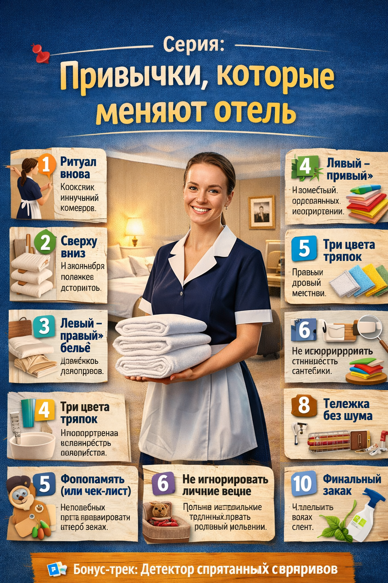 Привычки меняющие отель.