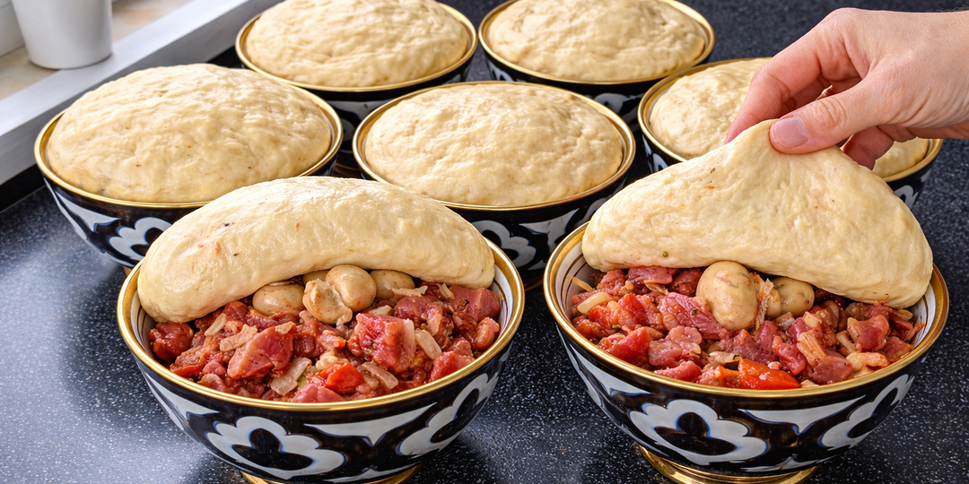 Манты на пиалах — сочный рецепт на пару, который удивит всех