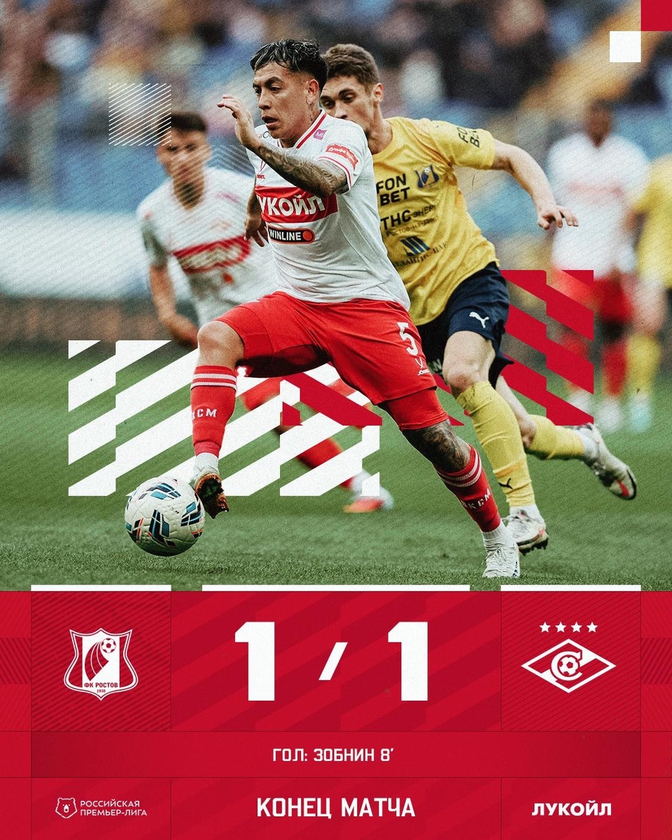 «Ростов» 1:1 «Спартак» 