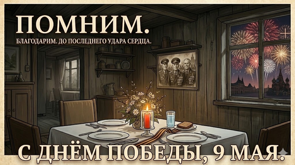 С Днём Победы.