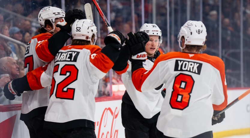     Игроки «Филадельфии Флаерс». Фото: news.sportbox.ru Фотография взята из открытых источников.