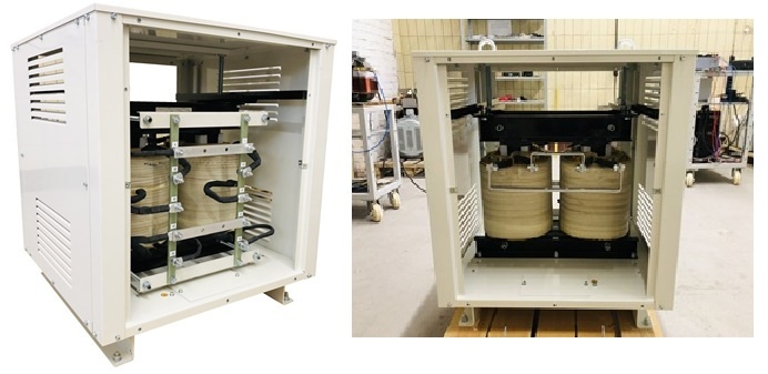 однофазный силовой трансформатор 380/310 В. мощность 63 кВА. Производитель ООО ПК АВрора Электро