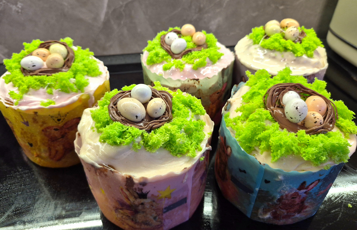 Наши пасхальные куличи