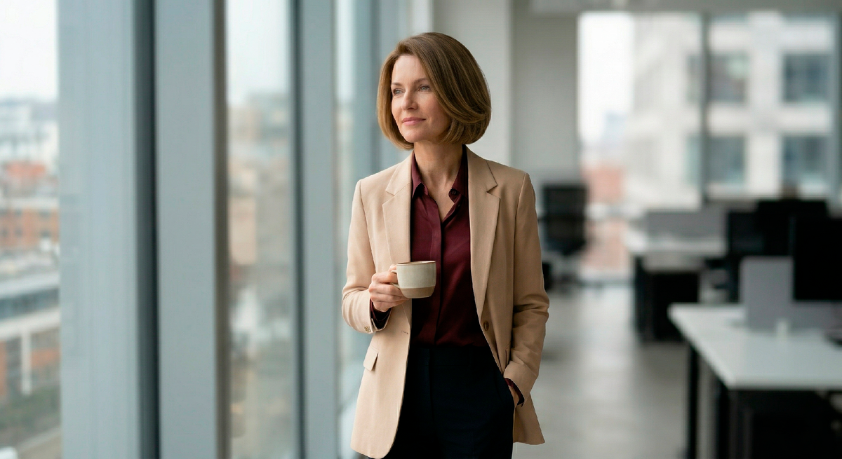 Поменяли только джемпер - и лицо сразу ожило.