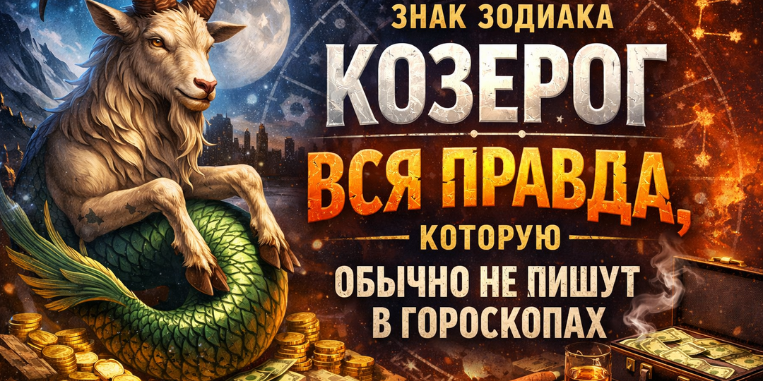 Знак зодиака Козерог: вся правда, которую обычно не пишут в гороскопах