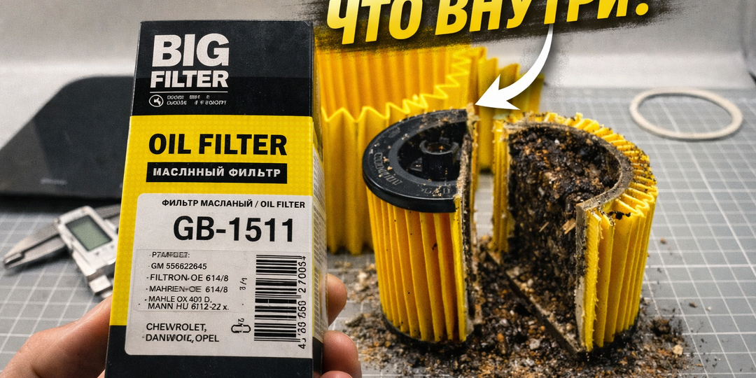 Масляный фильтр BIG FILTER GB-1511 vs оригинал GM - есть ли смысл брать?