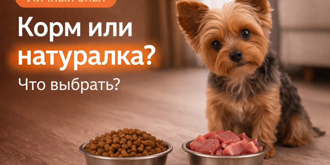Корм или натуралка для йорка: почему у меня не было выбора