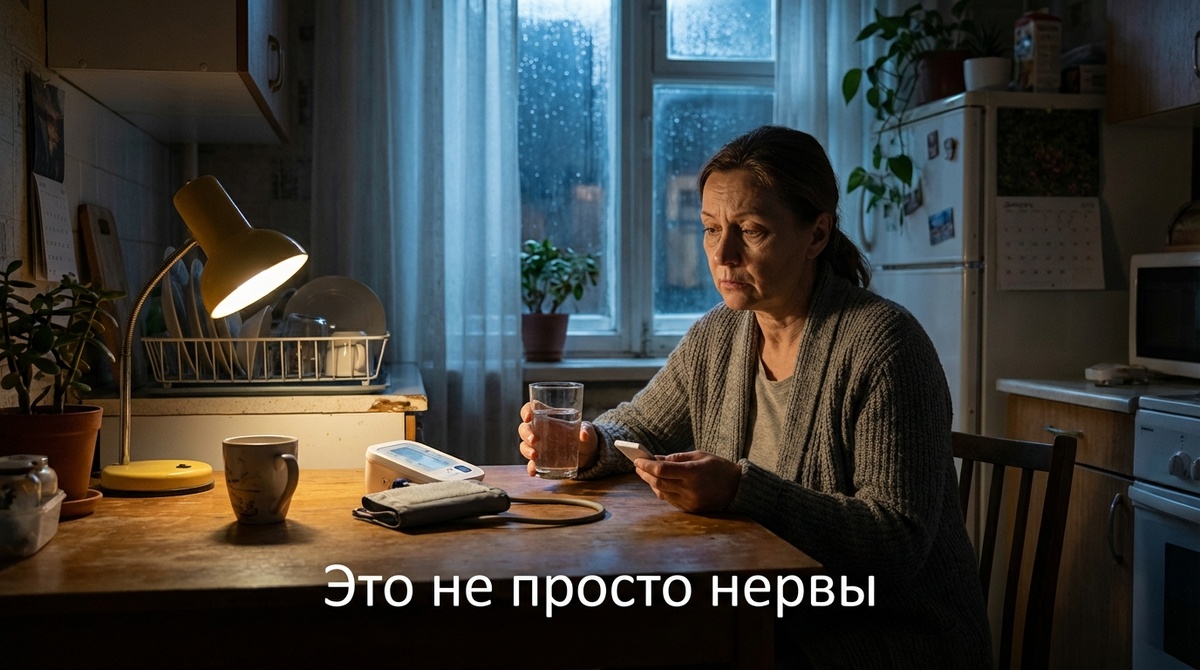 А теперь важный поворот. По данным обзоров по хроническому стрессу и сердечно-сосудистым заболеваниям, связь идёт не только через эмоции. 