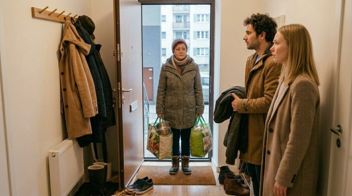 В одиннадцать она уже стояла в нашей прихожей