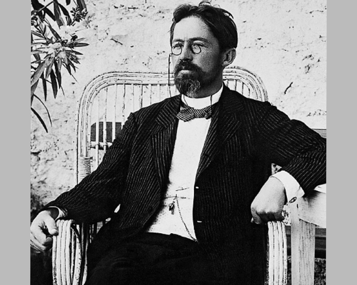 А. П. Чехов. Фото Яндекс картинки. Коллаж автора