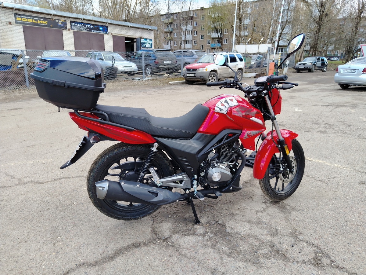 Мой RK 125 - теперь с кофром, про него в конце