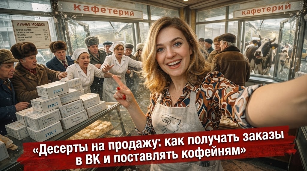    Как кондитеру найти клиентов в ВК и начать работать с кофейнями admin