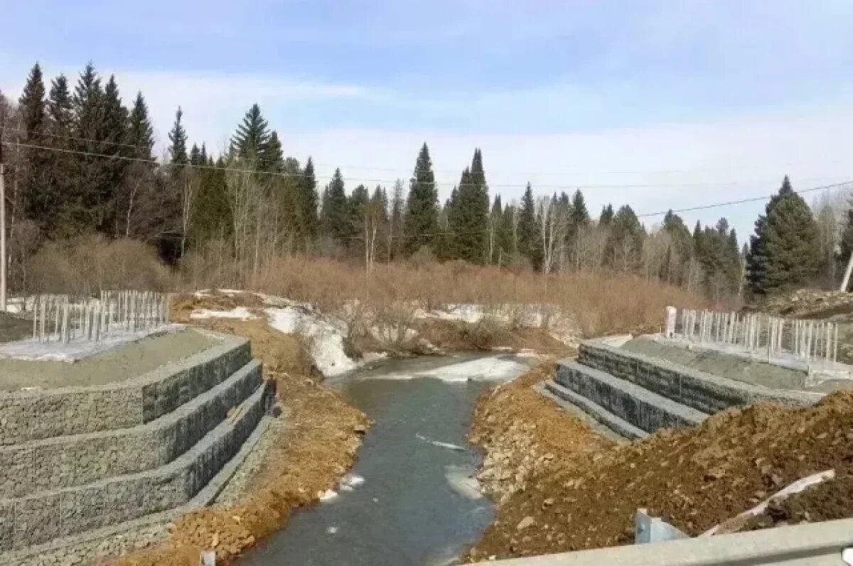    Осенью в Кемеровском округе завершат капремонт моста через реку Кайгур